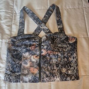 Lucca Couture Size M Fitted Crop Top